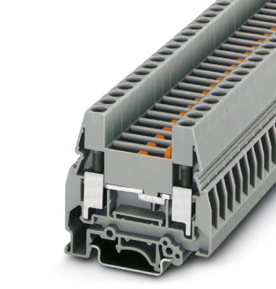 Phoenix Contact Test Disconnect Terminal Block; URTK/S-BEN 10; 50A; 600V; #26 - #8; Screw Connection; Gray